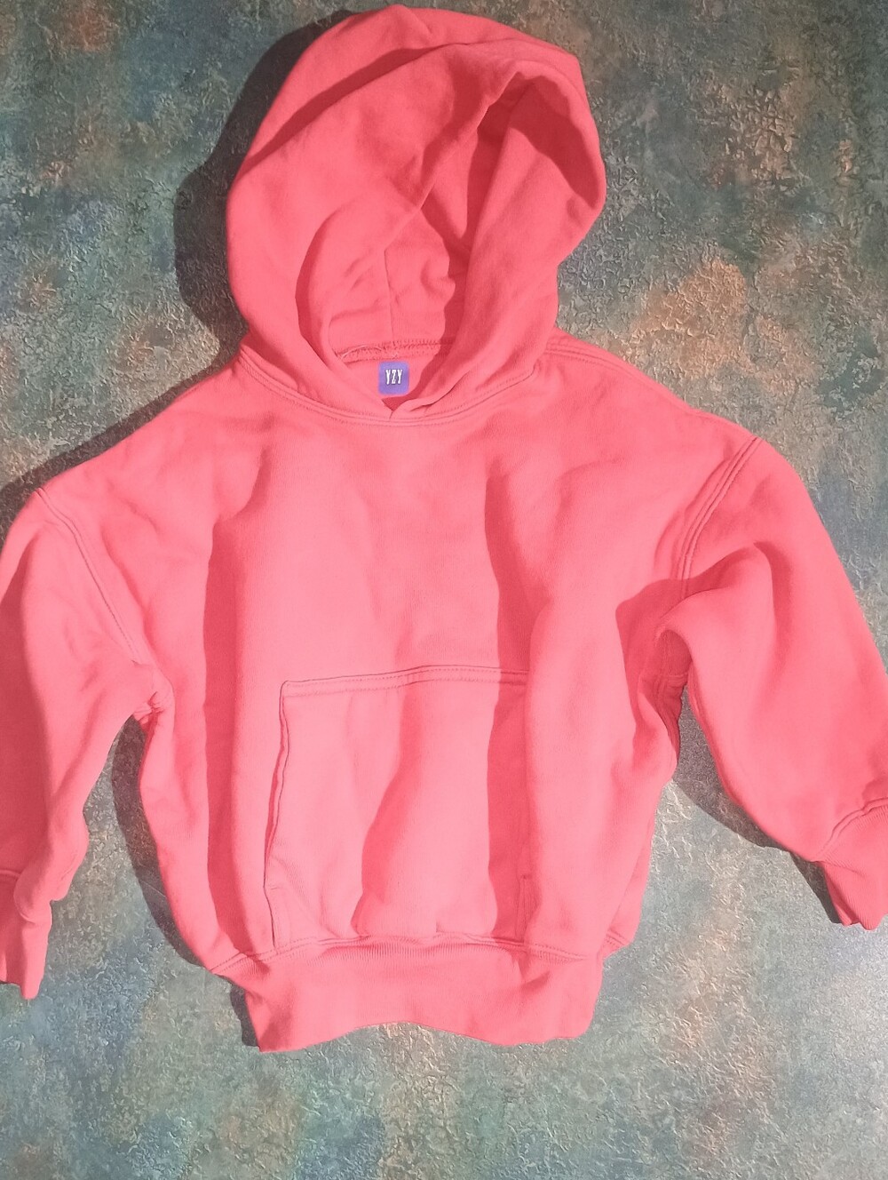 Yeezy Kids Coral Pink Hooded Sweatshirt